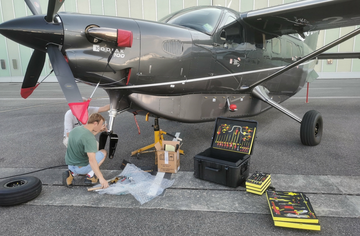 Caisse intervention duplicator kodiak 100 aircraft